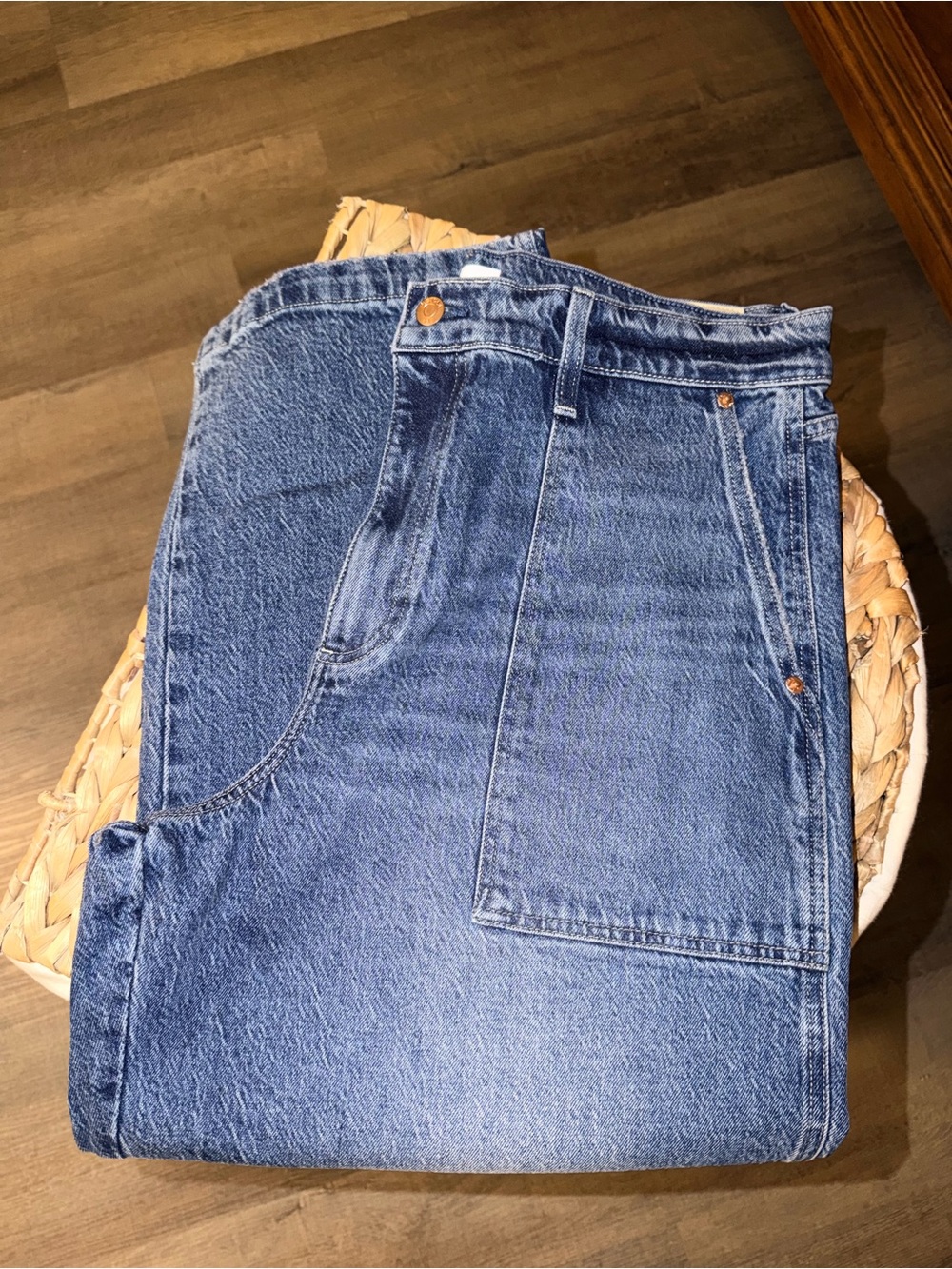 pistola Relaxed Blue Denim Jeans